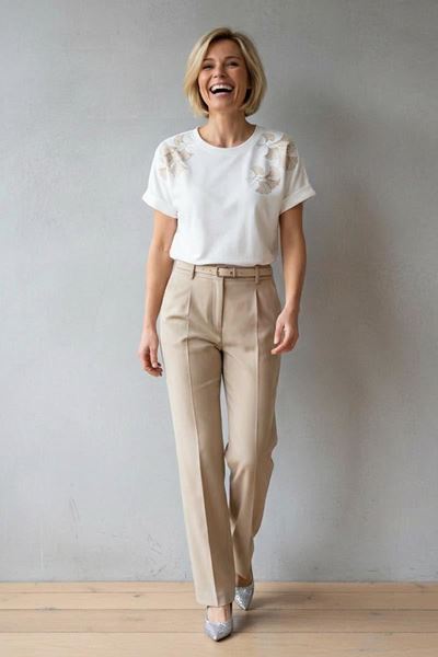 Picture of Top - Vila Joy - Krista - sand