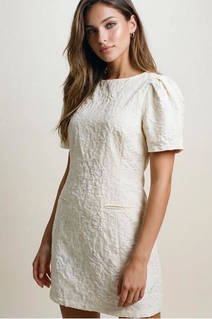 Afbeeldingen van Jurk- Selected by My Wish - 6053 Ecru