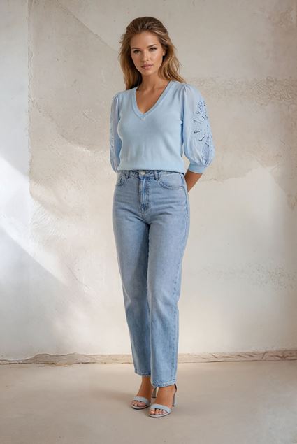 Afbeeldingen van Pull -  You are my Lobster by k-design - C808L - Bleu