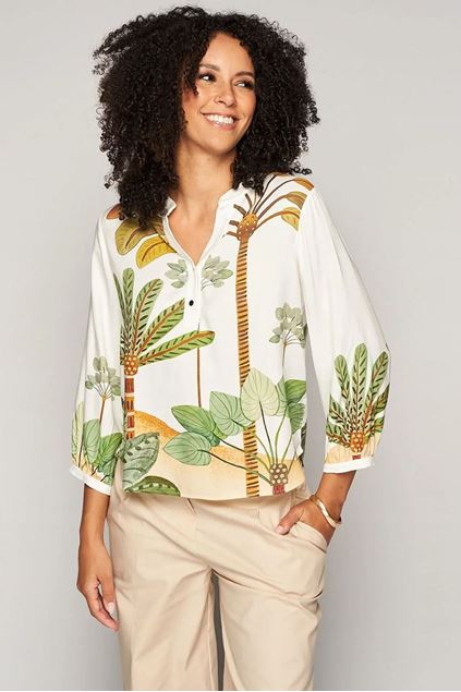 Afbeeldingen van Blouse - Green ICE - Edric - ecru