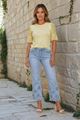 Picture of Broek - Selected by My Wish - M7358K - broderiejeans