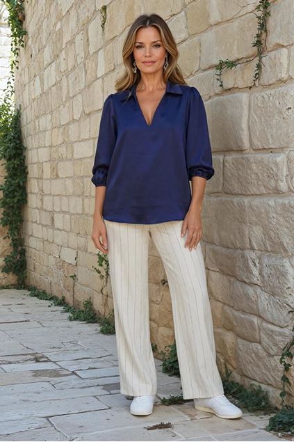 Picture of Blouse - Amélie & Amélie - Alma - Navy