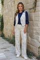 Picture of Gilet - Artigli - ACGL004550 - panna blu