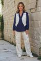 Picture of Gilet - Artigli - ACGL004550 - panna blu