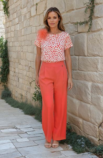 Afbeelding van Broek - Amélie & Amélie - Mara - coral