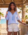 Picture of Blouse - JS Millenium - 3761 -Licht blauw