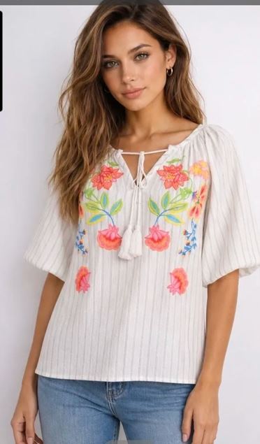 Afbeeldingen van Blouse - JS Millenium - 3781 - Ecru