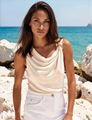Afbeelding van T-shirt- Morgan -DMARTEL - Beige