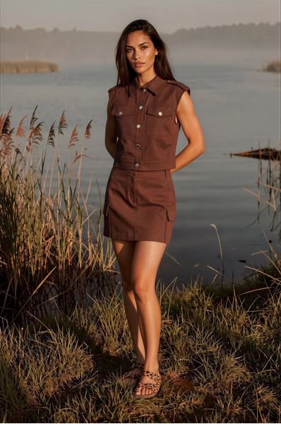 Picture of Top -  Morgan - Vjitta- brown