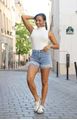 Afbeelding van Short - Selected by My Wish - M7511D - jeans