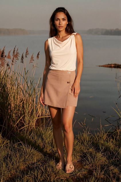 Afbeeldingen van Short- Morgan - Sherlok - taupe