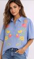 Afbeelding van Blouse - JS Millenium - 3769 - Blue