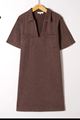 Afbeelding van Jurk- Selected by My Wish - Jp3398 - Bruin