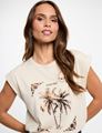 Afbeelding van T-shirt- Morgan -Daloha - Beige
