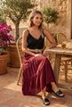 Afbeelding van Rok- Selected by My Wish -921250- Boho Bordeaux