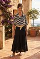 Afbeelding van Rok- Selected by My Wish -921250- Zwart- boho