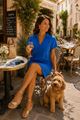 Afbeelding van Jurk - Selected by My Wish - JP3741 - bleu