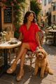 Afbeelding van Jurk - Selected by My Wish - JP3741 - corail