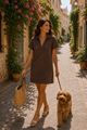Afbeelding van Jurk - Selected by My Wish - JP3741 - chocolat