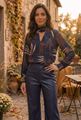 Picture of Broek -  You are my Lobster by k-design - D757L - dark blue