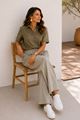 Picture of Blouse - Bellita - Bakis - khaki