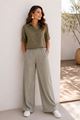 Picture of Blouse - Bellita - Bakis - khaki