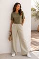 Afbeelding van T-shirt - Bellita - Tess - khaki