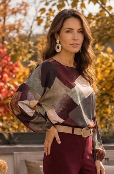 Afbeelding van Bloes - Signe Nature - 840402 - bordeaux rose marron