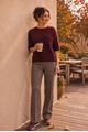 Picture of Pull - Signe Nature - 842202 - aubergine