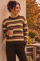 Afbeelding van Pull - Signe Nature - 842203 - marron vert brique