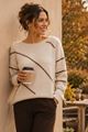 Afbeelding van Pull - Signe Nature - 842205 - ecru brun