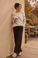 Afbeelding van Pull - Signe Nature - 842205 - ecru brun