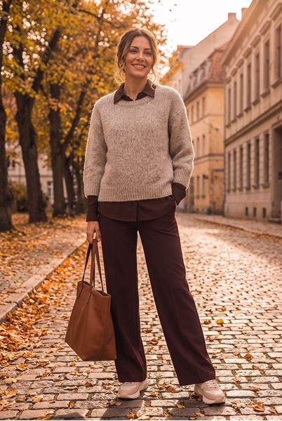Afbeelding van Pull - Signe Nature - 842248 - beige