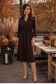 Picture of Jurk - Signe Nature - 890303 - chocolat