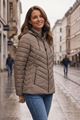 Afbeelding van Jas - District - Cookie - dark taupe