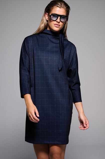 Afbeeldingen van Jurk -  You are my Lobster by k-design - D404L - dark blue
