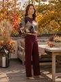 Picture of Broek - Signe Nature - 944147 - bordeaux
