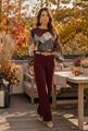 Picture of Broek - Signe Nature - 944147 - bordeaux