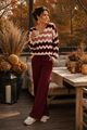 Picture of Broek - Signe Nature - 944147 - bordeaux