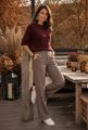 Picture of Broek - Signe Nature - 944151 - bordeau chine