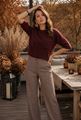 Picture of Pull - Signe Nature - 842202 - aubergine