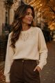 Afbeelding van Pull - Vila Joy - Alyssa - off white