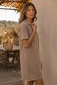 Afbeelding van Jurk- Selected by My Wish - Jp3398 - Taupe