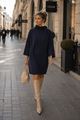 Afbeelding van Jurk -  You are my Lobster by k-design - D404L - dark blue