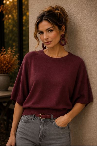 Afbeelding van Pull -  You are my Lobster by k-design - D827L - maroon