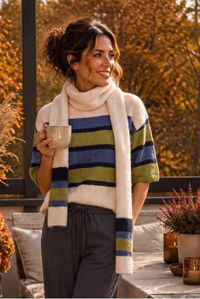 Afbeelding van Pull - Green ICE - Drescia - navy