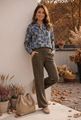 Picture of Blouse - Green ICE - Oressa - denim