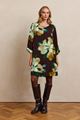Afbeelding van Jurk - Comme ça - Kayleigh - burgundy green