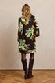 Afbeelding van Jurk - Comme ça - Kayleigh - burgundy green
