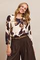 Afbeelding van Blouse - Comme ça - Kato - brown